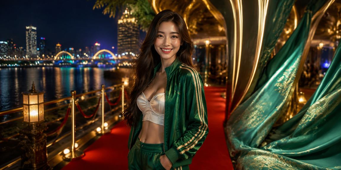 Người chơi trong trang phục áo dài truyền thống thưởng thức casino trực tuyến tại Đà Nẵng